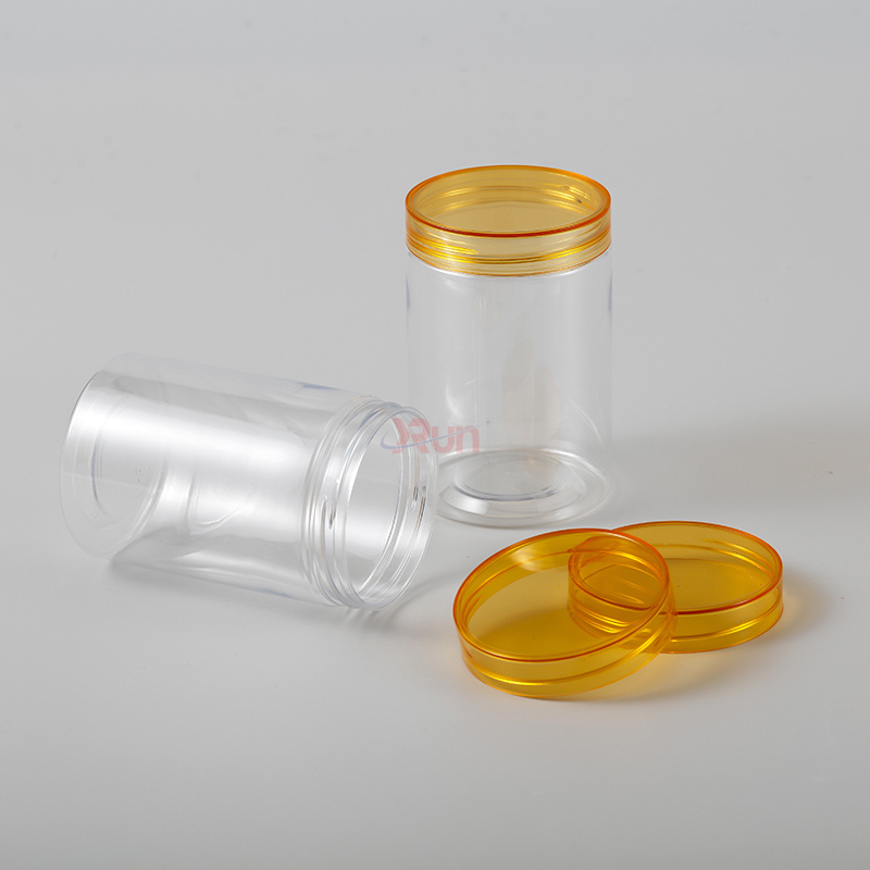Our jars for packaged cookies are a key part of our plastic jars with lids line, also serving as great Dry fruit containers and jam Tubes.